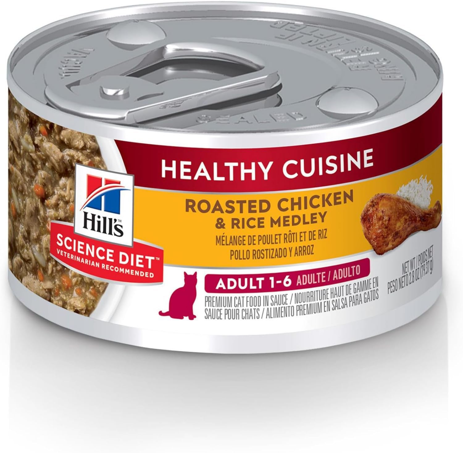hills-science-diet-adult-1-6-healthy-cuisine-wet-cat-food-1-veterinarian-recommended-roasted-chicken-rice-2-8-oz-cans-24-pack