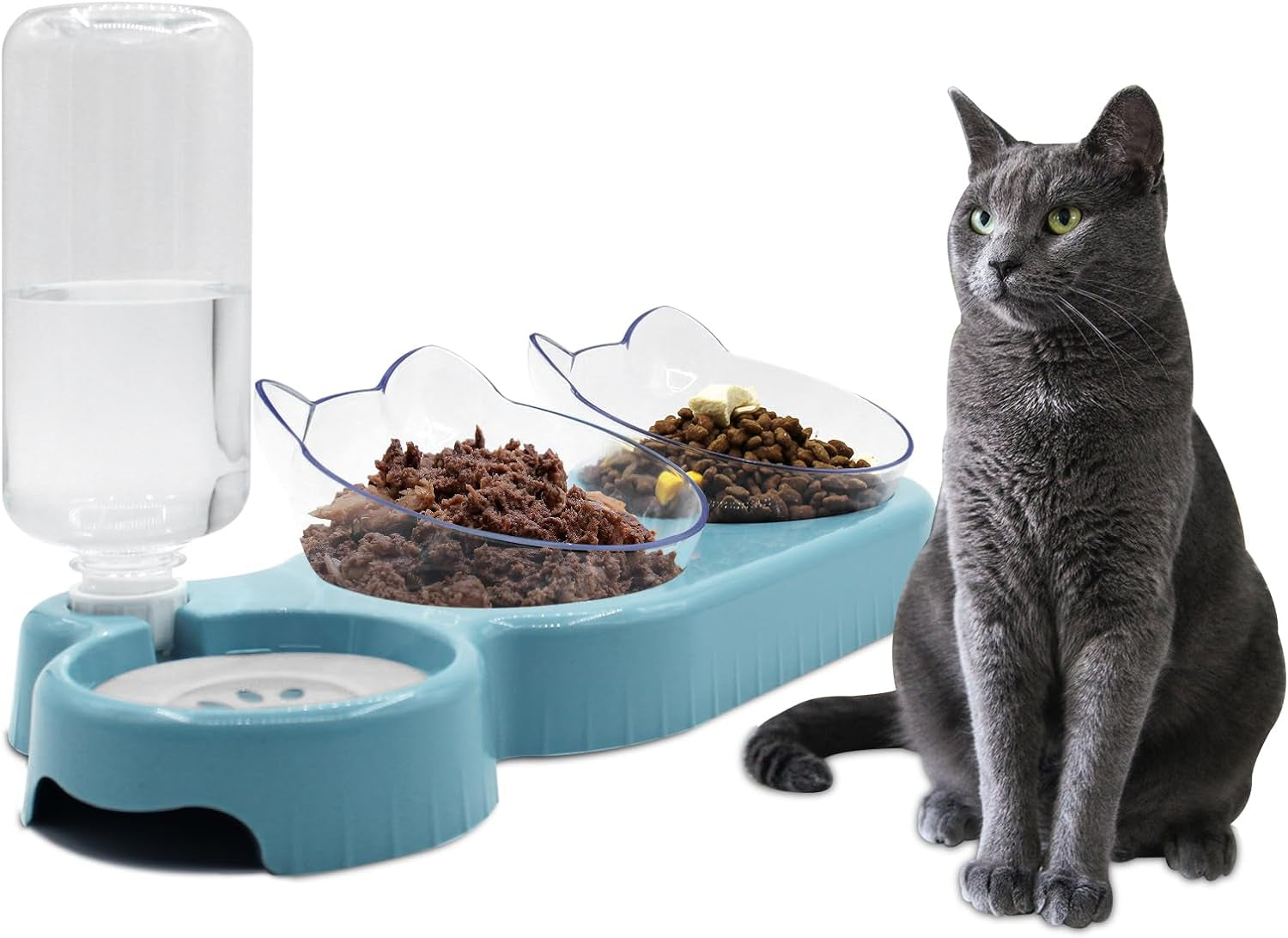 triple-cat-bowls-15-tilt-3-in-1-water-feeder-bowls-cat-double-food-bowls-with-automatic-water-bottle-bowl-whisker-friendly-wet-and-dry-cat-elevated-feeding-dishes-for-small-cat-and-puppy-pink