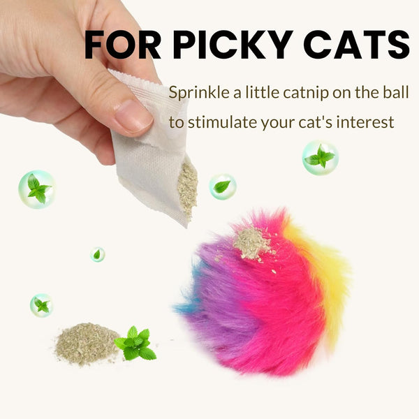 Interactive Cat Toys for Indoor Cats, Self-Play Hanging Door Toy for Kitten, Adjustable Height Exercise Bell Ball to Keep Kittens Active4