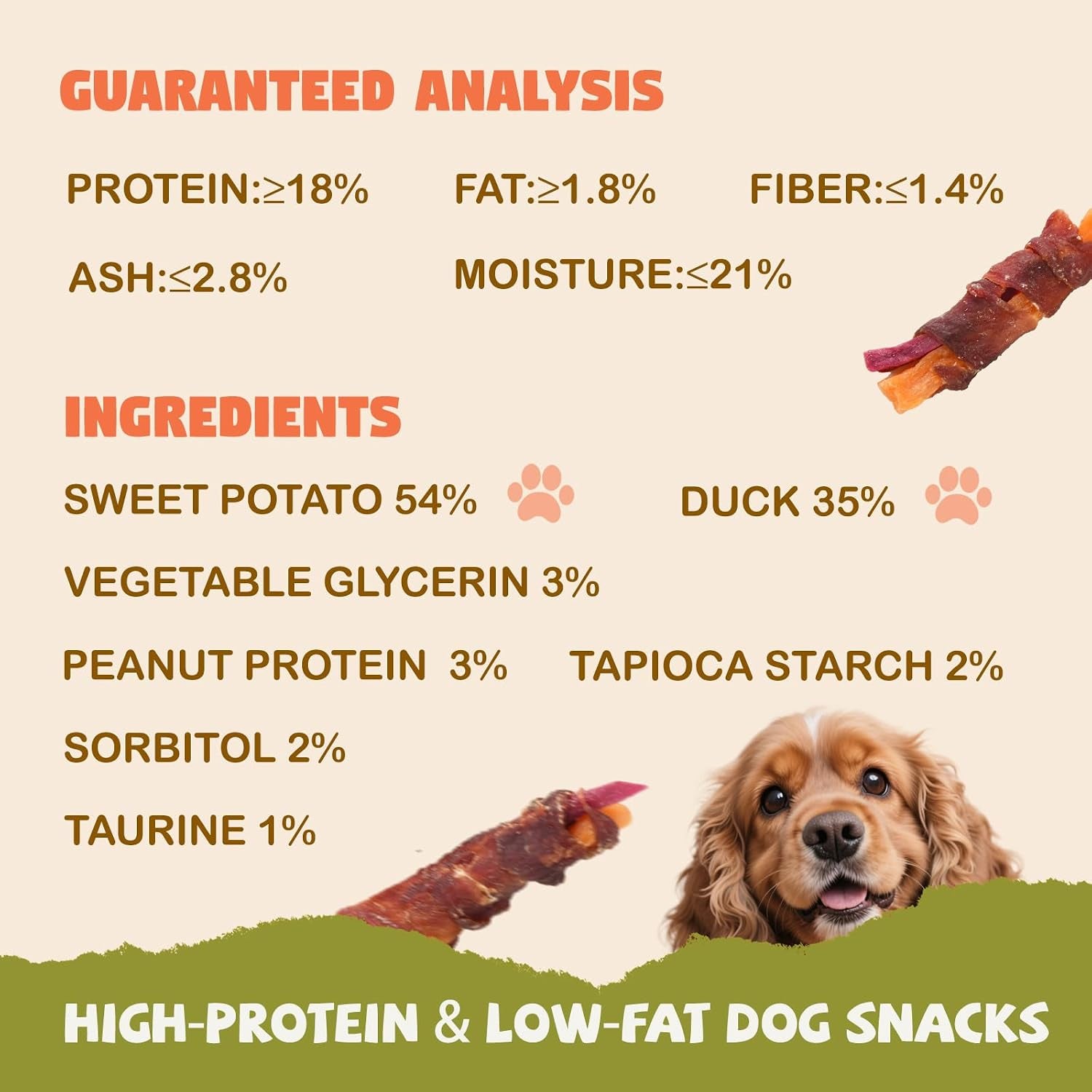 dog-jerky-treats-duck-wrapped-orange-purple-sweet-potato-10-6-oz-healthy-dog-snacks-high-protein-low-fat-soft-chews-eliminates-tears-training-rewards-treats-for-small-medium-large-breeds
