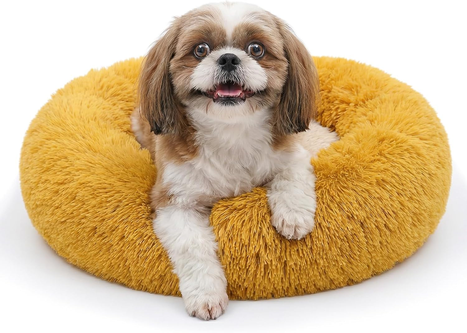 small-calming-dogs-bed-for-small-dogs-anti-anxiety-machine-washable-fluffy-luxury-anti-slip-waterproof-mute-base-warming-cozy-soft-pet-puppy-round-bed