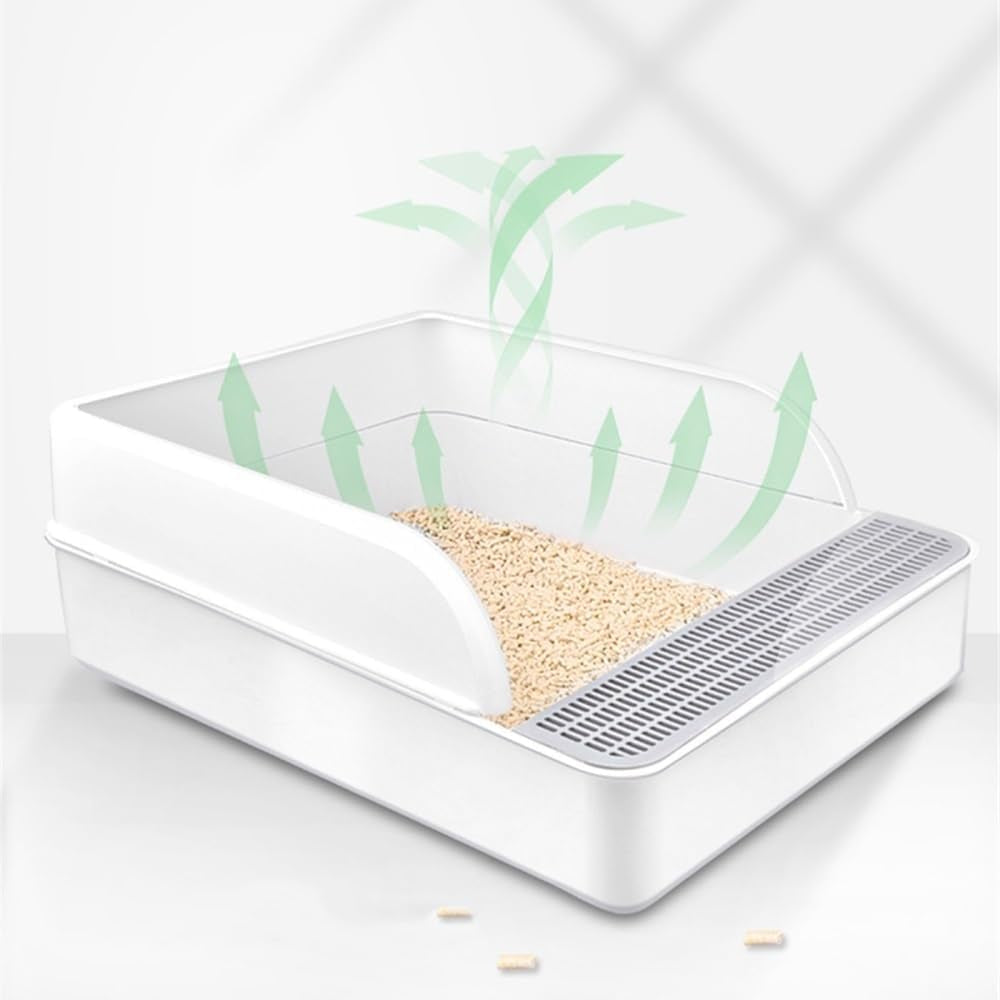 pet-supplies-large-open-cat-litter-box-with-high-sides-scoop-tool-free-assembly