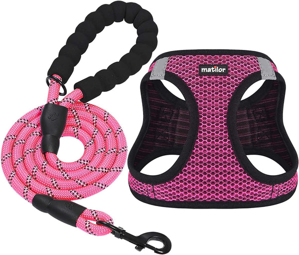 Dog Harness Step-In Breathable Puppy Cat Dog Vest Harnesses for Small Medium Dogs11