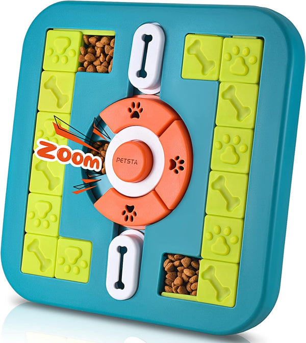 PETSTA Dog Puzzle Toys, Treat Dispensing Dog Enrichment Toys for IQ Training and Brain Stimulation, Interactive Mentally Stimulating Toys as Gifts for Puppies, Cats, Dogs11