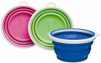 Bamboo Bamboo Silicone Pop-Up Travel Bowl, 1-Cup, Colors Vary3
