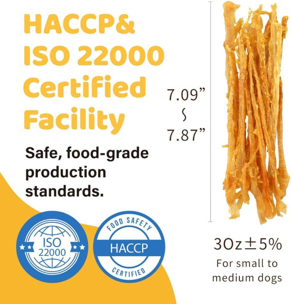 Ipaw Turkey Tendon for Dogs, All Natural Human Grade Puppy Chew, Strips | Single Protein, Hypoallergenic, Grain Free, Rawhide Alternative Dog Treats, Us-Sourced Turkey2