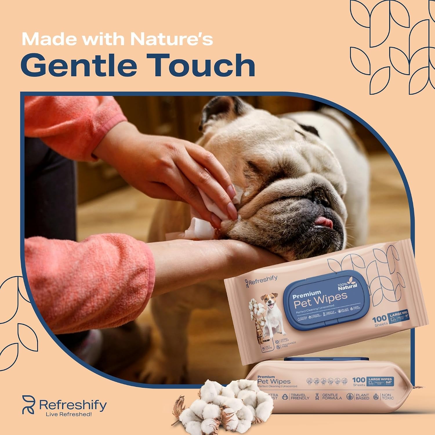 refreshify-dog-wipes-for-paws-and-butt-plant-based-unscented-pack-of-400-pet-wipes-for-dogs-and-cats-deodorizing-non-toxic-dog-wipes-12-additional-travel-wipes