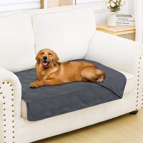 Smiry Waterproof Dog Bed Cover Blanket, Reversible Pet Blanket | Soft Reversible, Washable Leakproof Cats Dogs Couch Cover for Sofa, Couch, Furniture (30X70 Inch)94