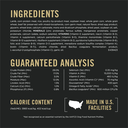 Purina Pro Plan Small Breed High Protein Dog Food Dry Shredded Blend Lamb and Rice Formula - 6 Lb. Bag5