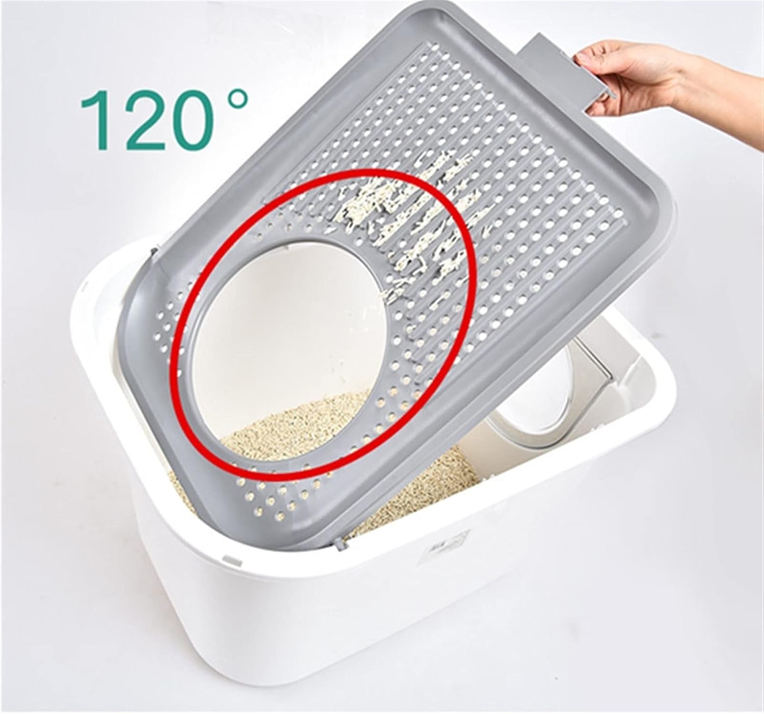 dog-potty-training-toilet-large-closed-cat-litter-box-pan-double-door-design-potty-top-entry-type-anti-splashing-supplies-with-pet-plastic-scoopb