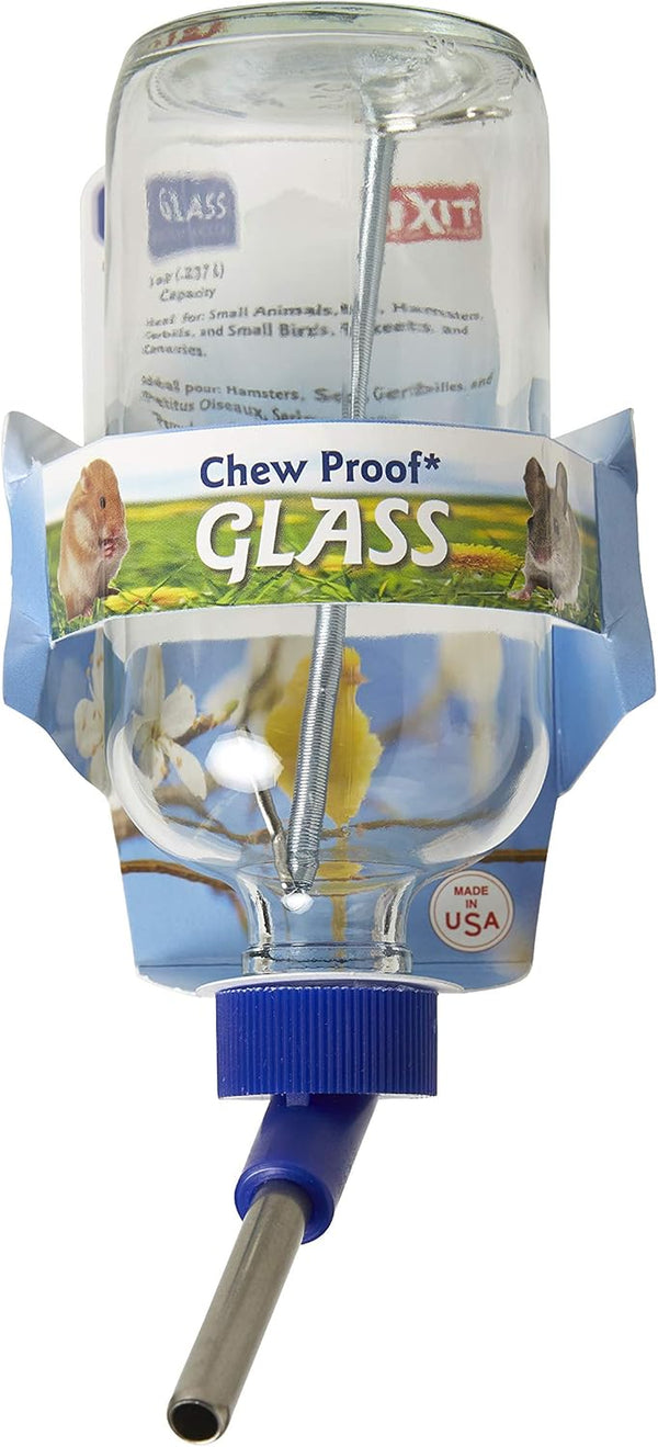 Lixit Glass Water Bottles for Small Animals and Birds (16Oz), Clear (COMINHKR016337)8