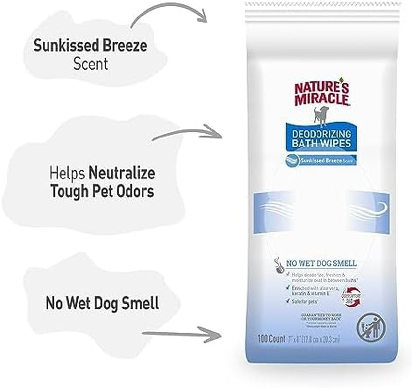 natures-miracle-deodorizing-bath-wipes-for-dogs-100-count-neutralize-tough-pet-odors-between-baths-promotes-healthy-skin-coat-great-for-spot-paw-cleaning-sunkissed-breeze-scent