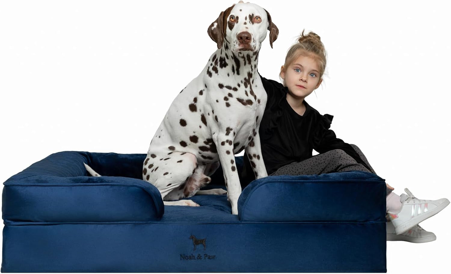 noah-paw-large-dog-bed-35x25x11-inch-orthopedic-dog-beds-eggshell-memory-foam-infused-with-cooling-gel-inner-cover-water-resistant-machine-washable-faux-leather