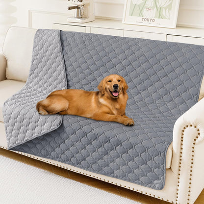 Smiry Waterproof Dog Bed Cover Blanket, Reversible Pet Blanket | Soft Reversible, Washable Leakproof Cats Dogs Couch Cover for Sofa, Couch, Furniture (30X70 Inch)104
