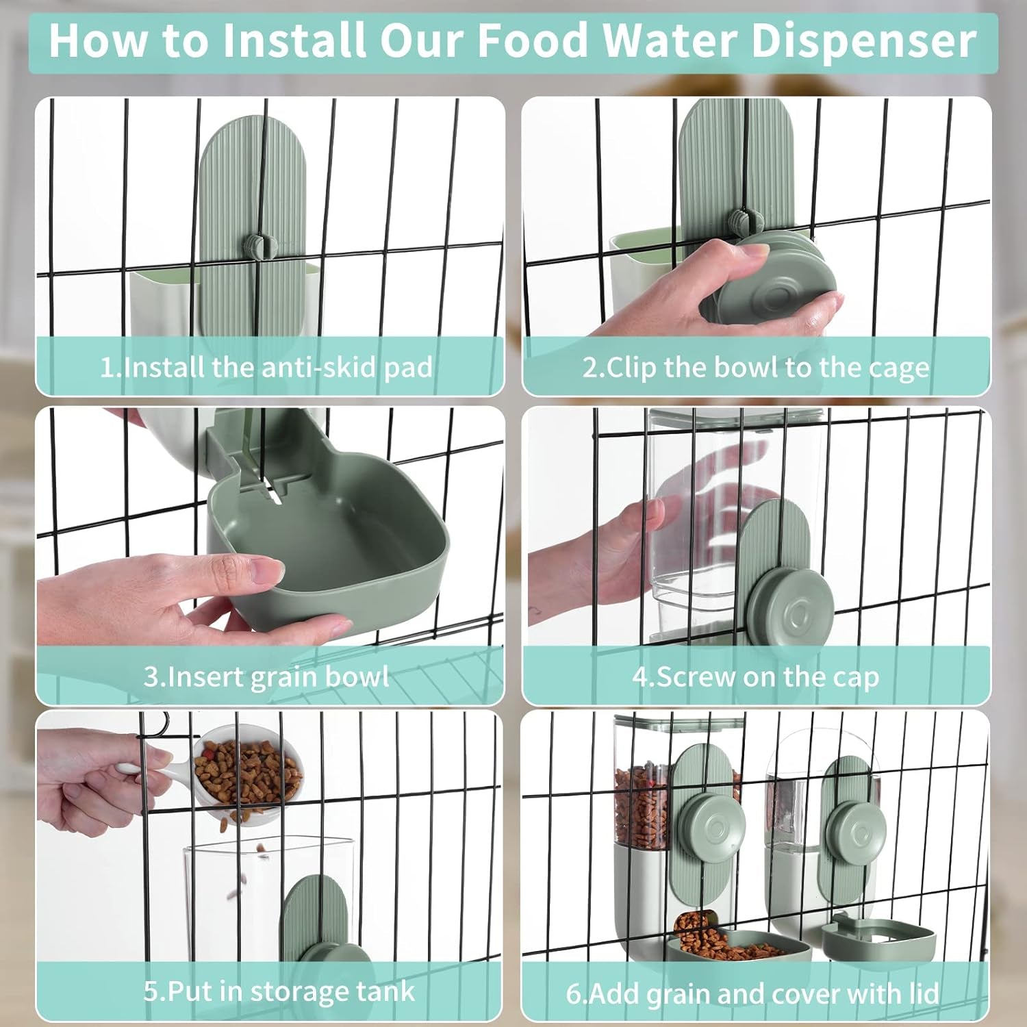 lemtrflo-rabbit-feeder-bunny-water-bottle-dispenser-pet-cage-food-bowl-suitable-for-rabbits-guinea-pigs-ferrets-cat-and-other-small-pets