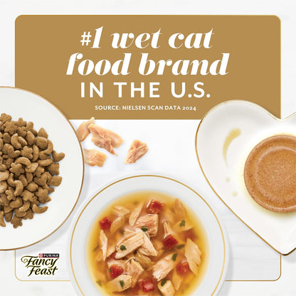 Purina Fancy Feast Gems Salmon or Tuna Wet Cat Food Variety Pack, 8 Ct. Box8