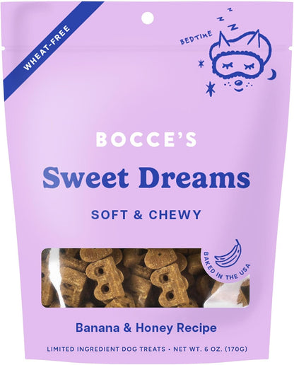 Bocce'S Bakery Sweet Dreams Soft & Chewy Dog Treats, Banana & Honey (6 Oz)1
