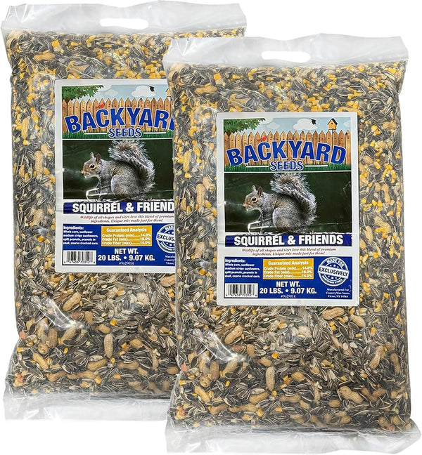 Countrymax Backyard Seeds Squirrel and Friends Wildlife Feed – 20 Lb Non-Gmo Mix for Squirrels, Deer, Birds, Rabbits, Chipmunks & More – All-Natural Backyard Animal Food8