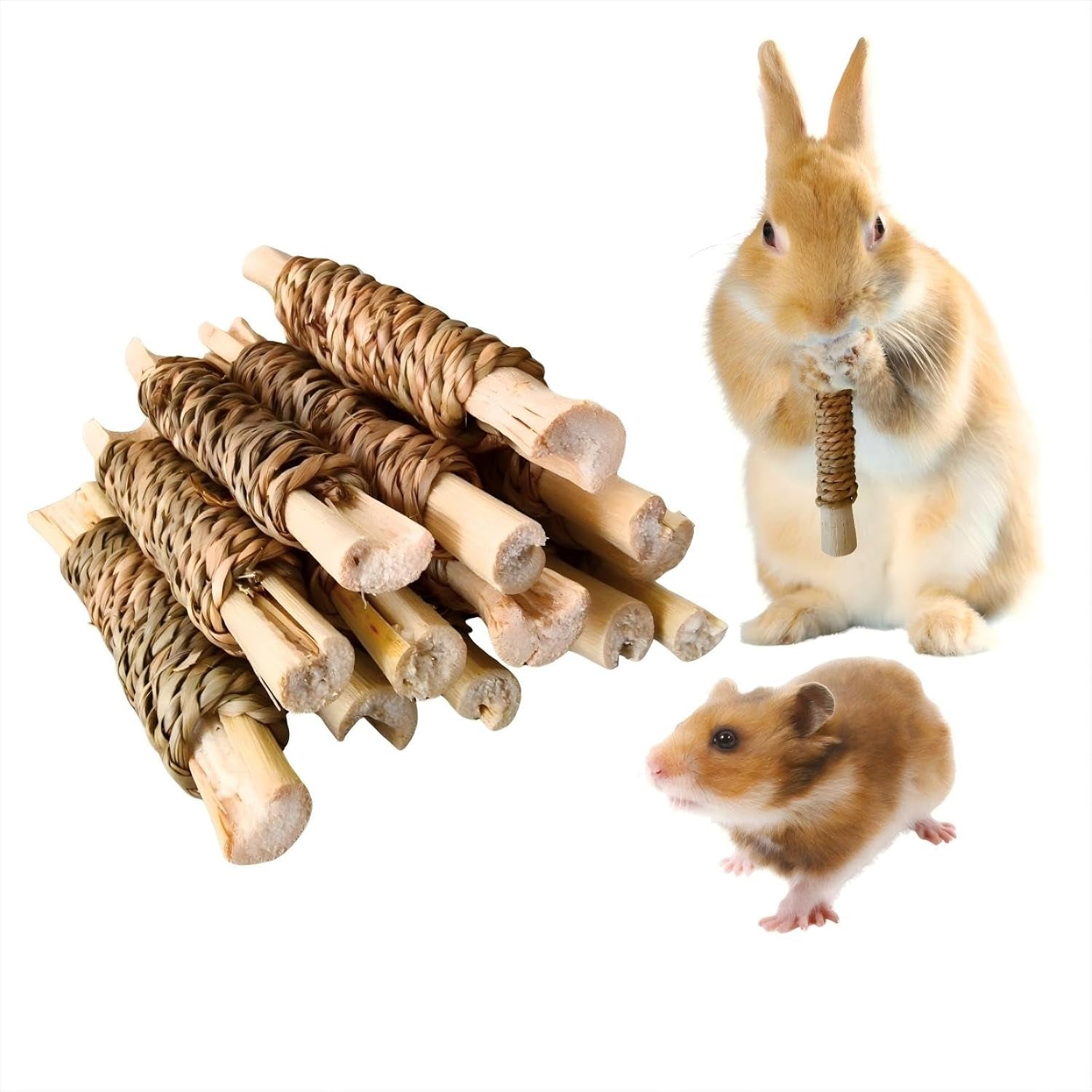 15pcs-rabbits-chew-toy-sweet-bamboo-chew-stick-for-small-animals-natural-seagrass-sweet-bamboo-chew-stick-for-guinea-pigs-chinchillas-hamsters-rats-bunny-cage-enrichment