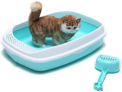 Dog Potty Training Toilet ﻿ Open Cat Litter with Pedal Toilet Large Space Capacity Sand Bowl Pet Supplies(Pink)8