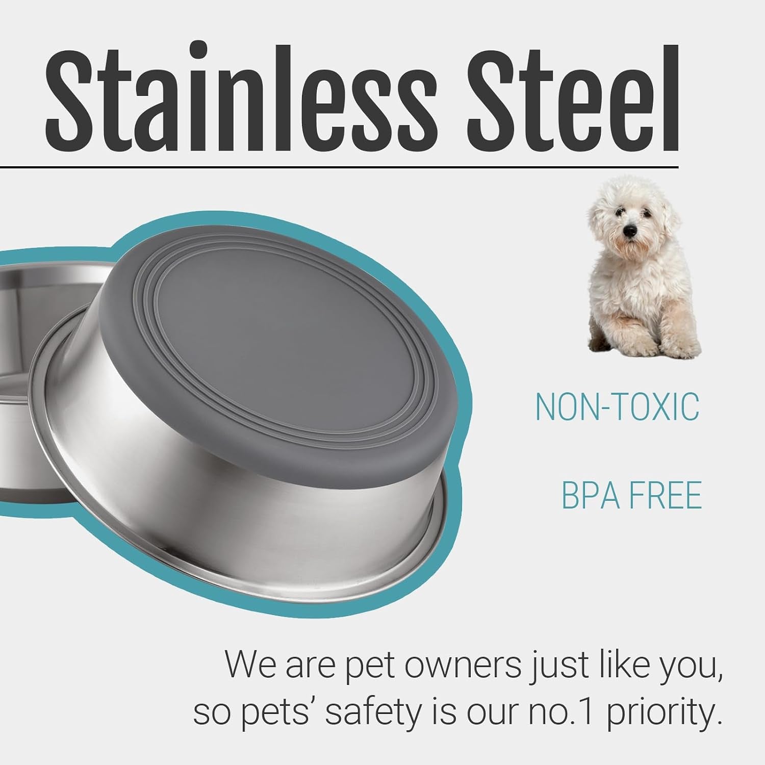 peggy11-nonslip-stainless-steel-dog-bowls-3-8-us-cup-2-count-no-slide-silicone-bottom-dishwasher-safe-easy-to-clean-stackable-design