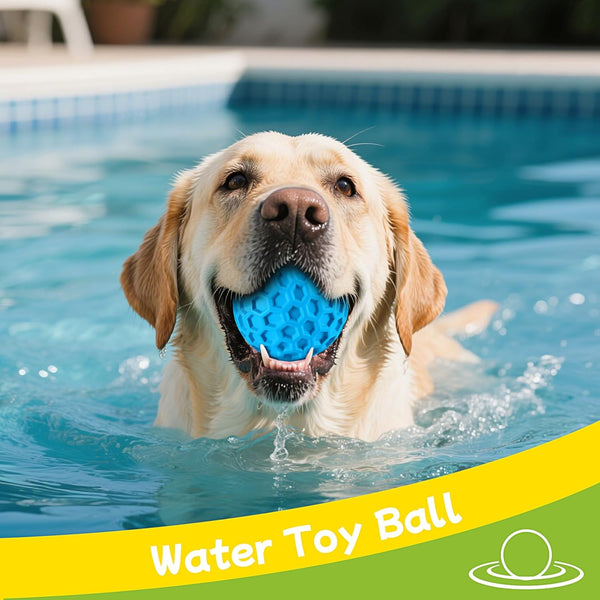 Havit Indestructible Squeaky Dog Balls for Aggressive Chewers, Interactive Dog Toys to Keep Them Busy, Rubber Dog Chew Toy for Large Medium Breeds, Outdoor Waterproof (3 Colors)5
