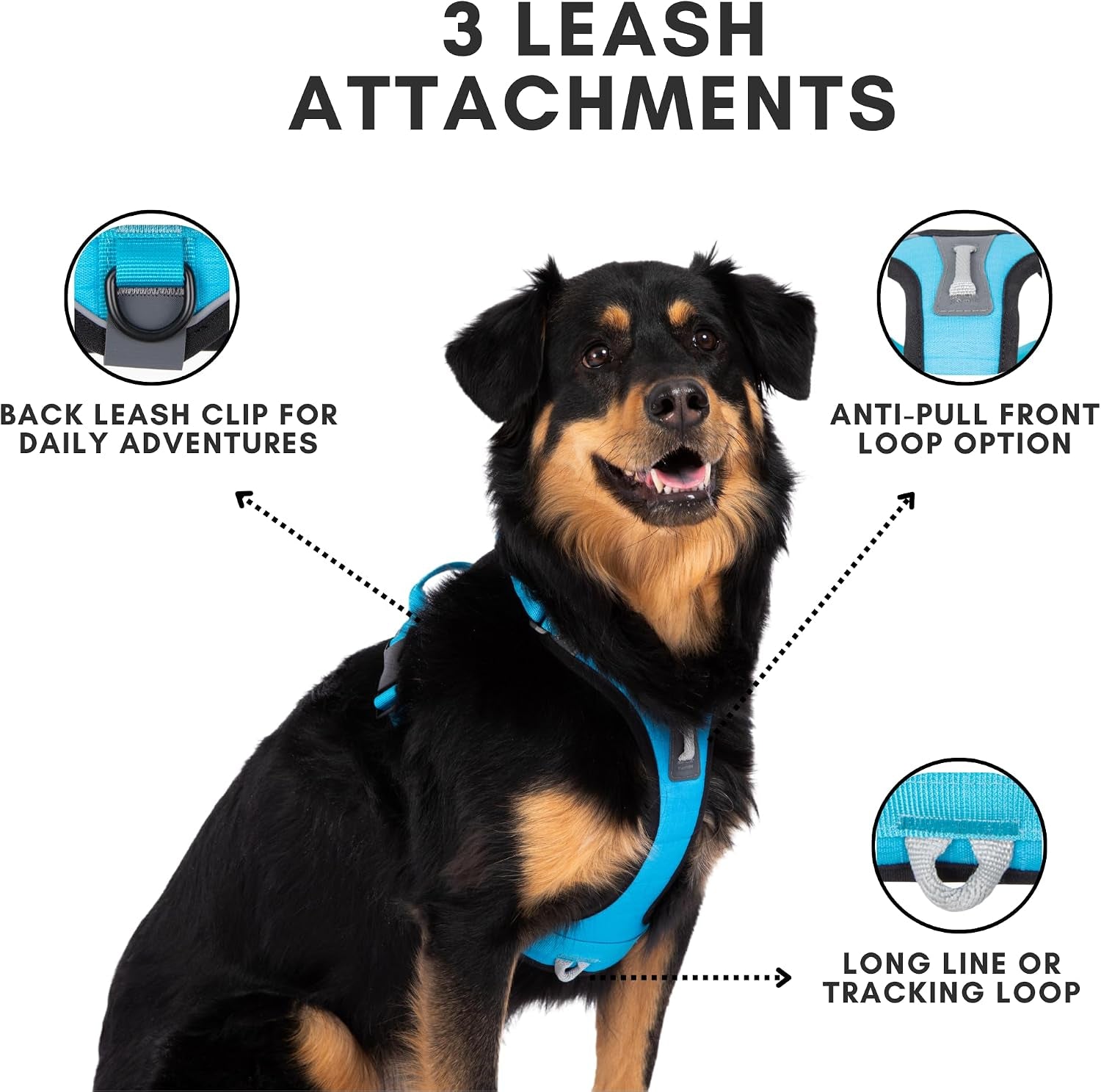 shawnco-basecamp-dog-harness-no-pull-pet-vest-with-3-leash-clips-padded-reflective-lightweight-and-adjustable-harness-with-handle-for-small-medium-and-large-dogs-icy-lilac-m