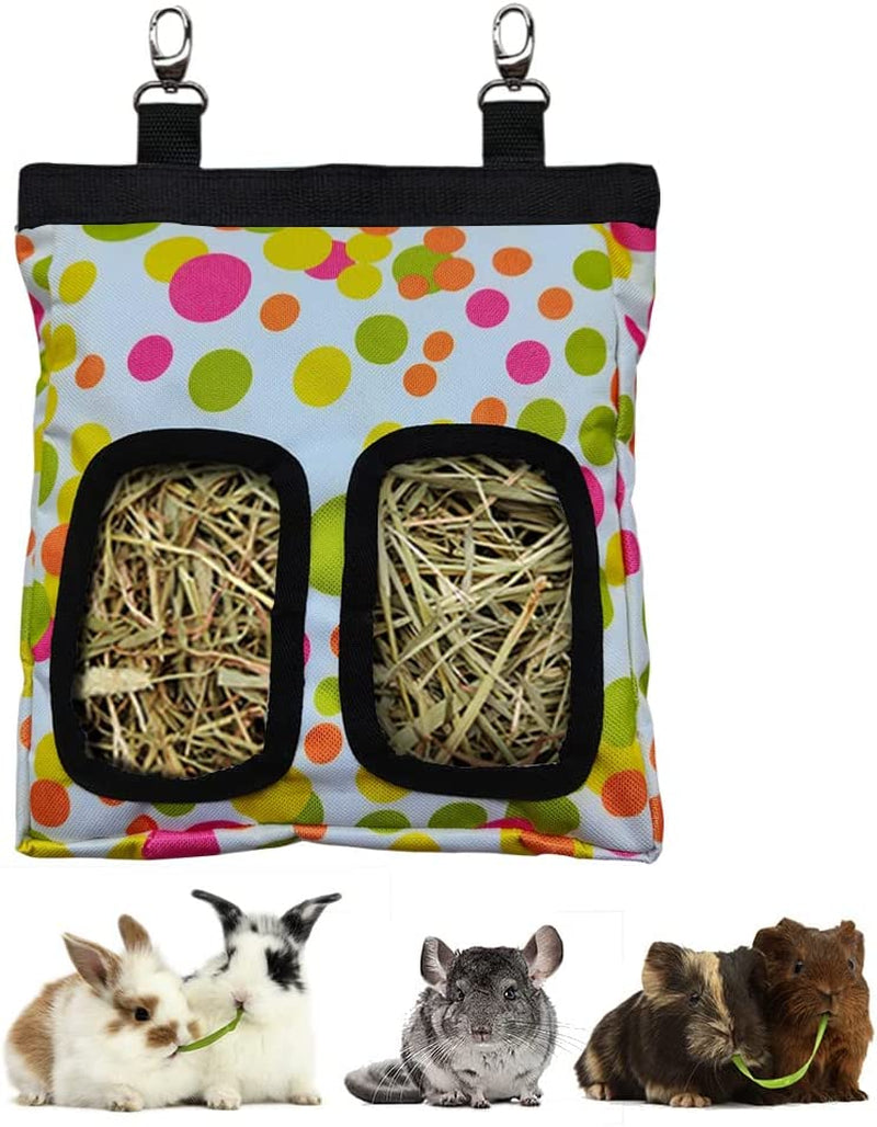 rioussi-guinea-pig-hay-feeder-hanging-rabbit-hay-feeder-bag-blueflower-upgraded-double-layer-fabric-bite-resistant-cleaner-hay-less-mess-small-animal-hay-holder-for-bunnies-chinchillas