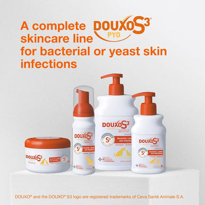 Douxo S3 PYO Medicated Dog Shampoo with 3% Chlorhexidine for Dogs – Antibacterial & Antiseptic Yeast Infection Treatment for Dogs & Cats, Clinically Proven, 6.7 Fl Oz | Antibacterial & Antiseptic Yeast Infection Treatment for Dogs & Cats, Clinically Proven, 6.7 Fl Oz8
