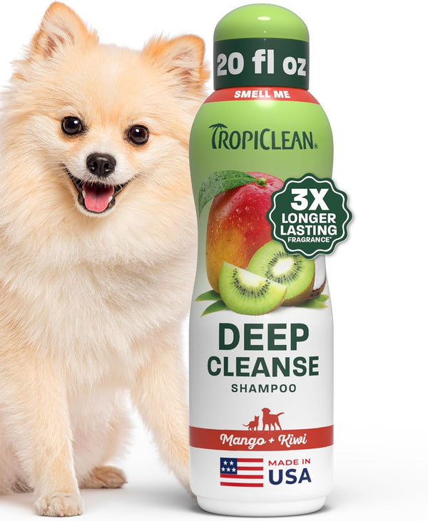 Tropiclean 2-In-1 Dog Shampoo and Conditioner, Moisturizing Dog Detangler, Puppy Safe, Made in the USA, Papaya Scent, Cat & Kitten Safe, 20Oz. | Moisturizing Detangler | Papaya Scent | Puppy, Cat & Kitten Safe | Made in USA15