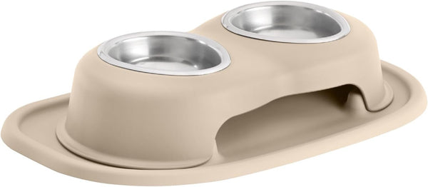 Weathertech Double High Pet Feeding System - Elevated Dog/Cat Bowls - 8 Inch High Dark Grey (DHC3208DGDG)29