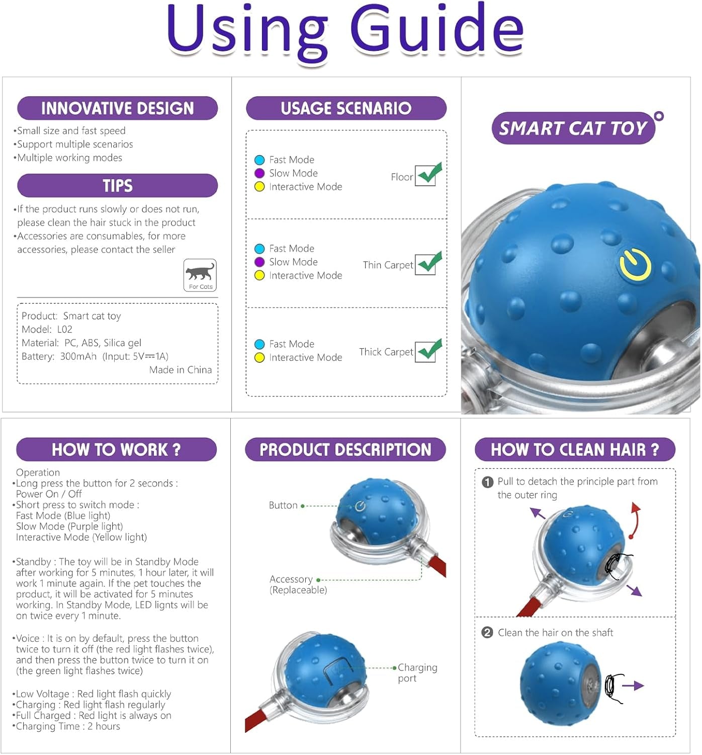 giociv-interactive-cat-toys-ball-for-indoor-cats-fast-rolling-on-carpet-chirping-motion-activate-cat-toys-blue