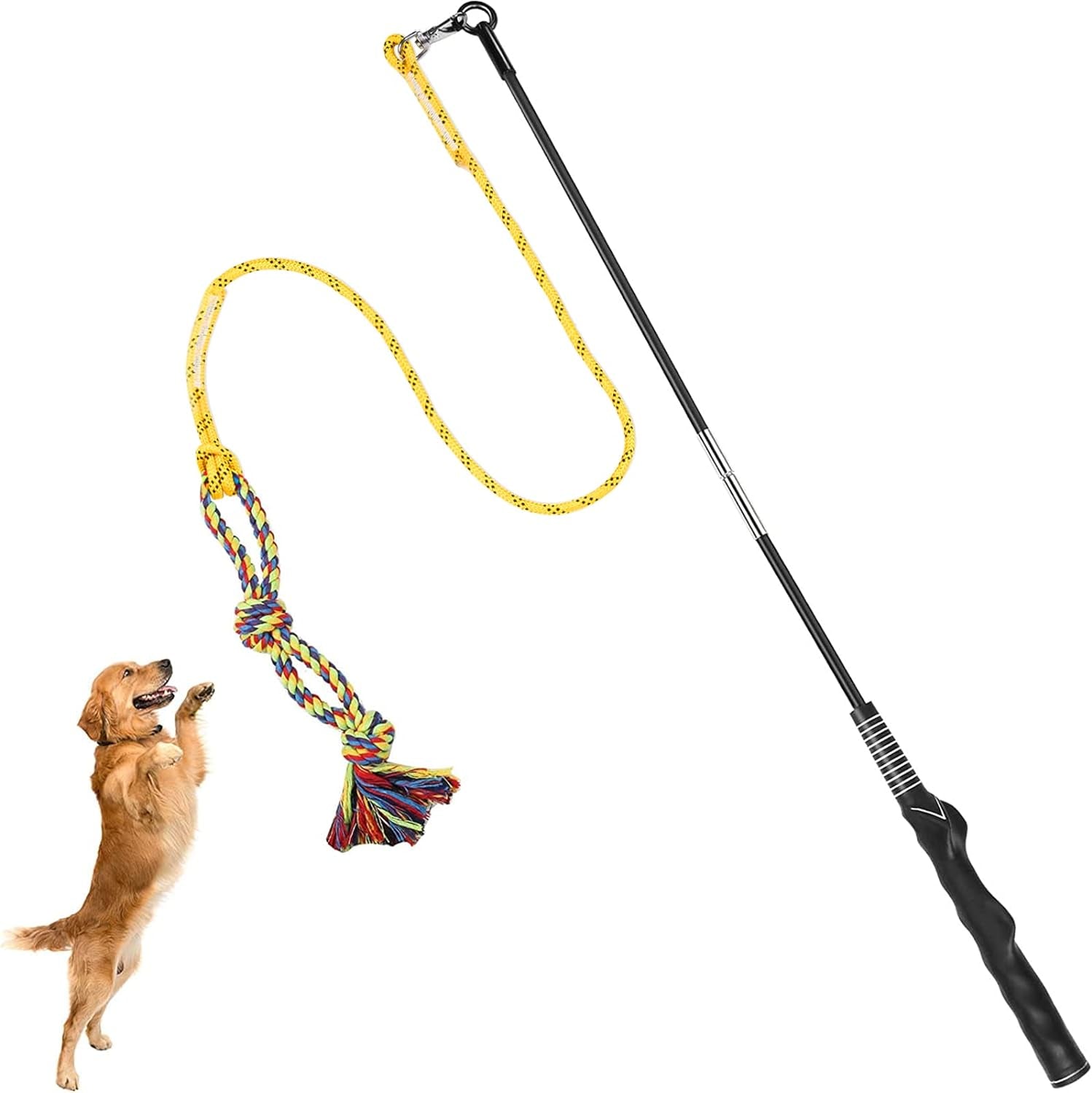 flirt-pole-for-dogs-interactive-chase-toy-for-large-medium-small-puppy-dogs-for-chase-and-tug-of-war-dog-teaser-wand-with-lure-chewing-toy-for-outdoor-exercise-training-easy-to-use-carry-sturdy