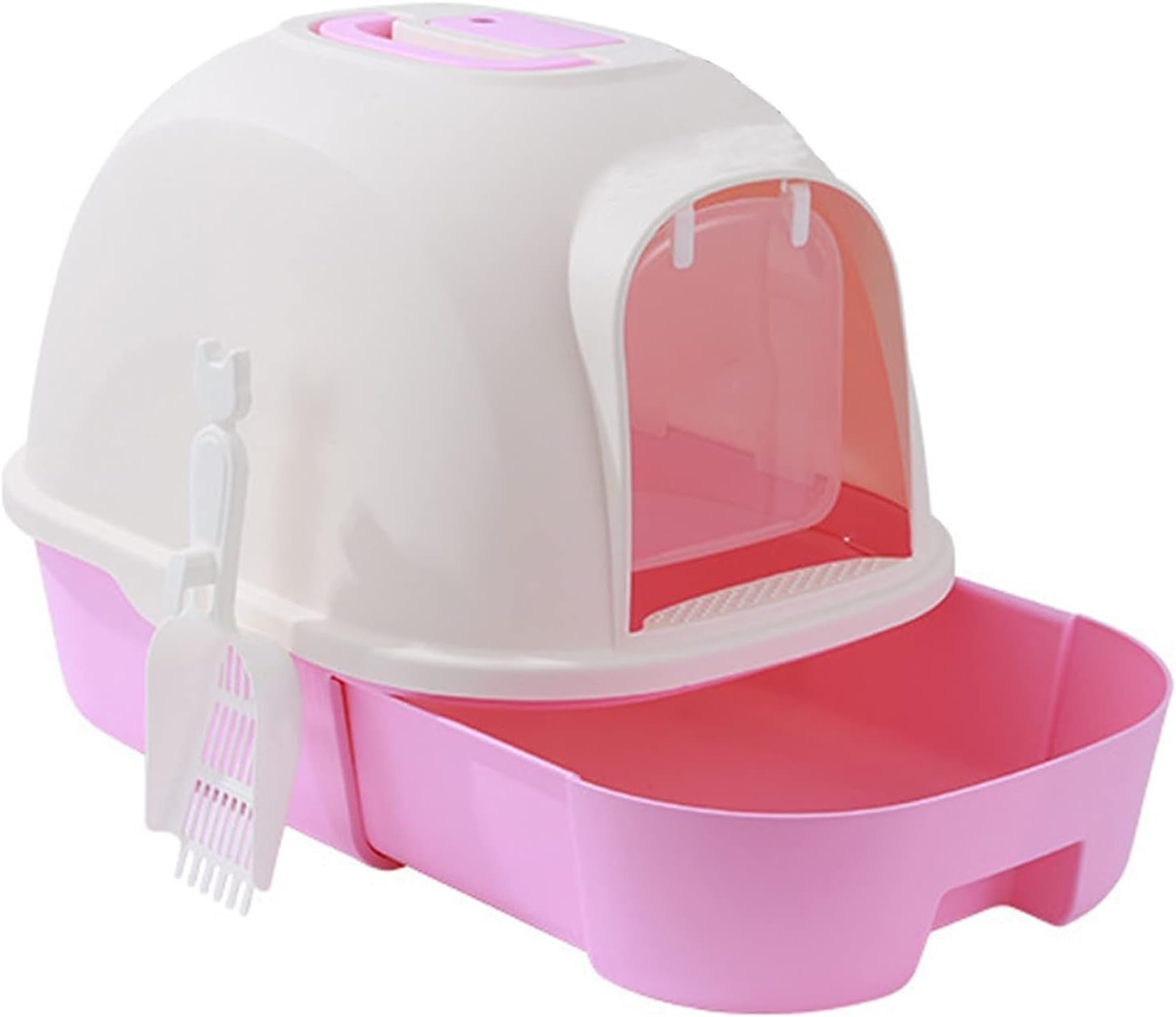 dog-potty-training-toilet-cat-litter-box-dome-drawer-design-with-scoop-enclosed-large-kitty-anti-splashing-suppliesb