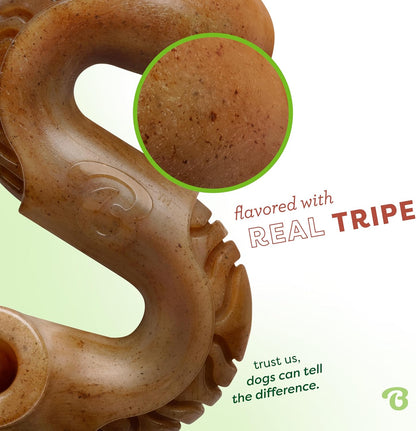 Benebone Tripe Bone Durable Dog Chew Toy for Aggressive Chewers, Real Tripe, Made in USA, Large2