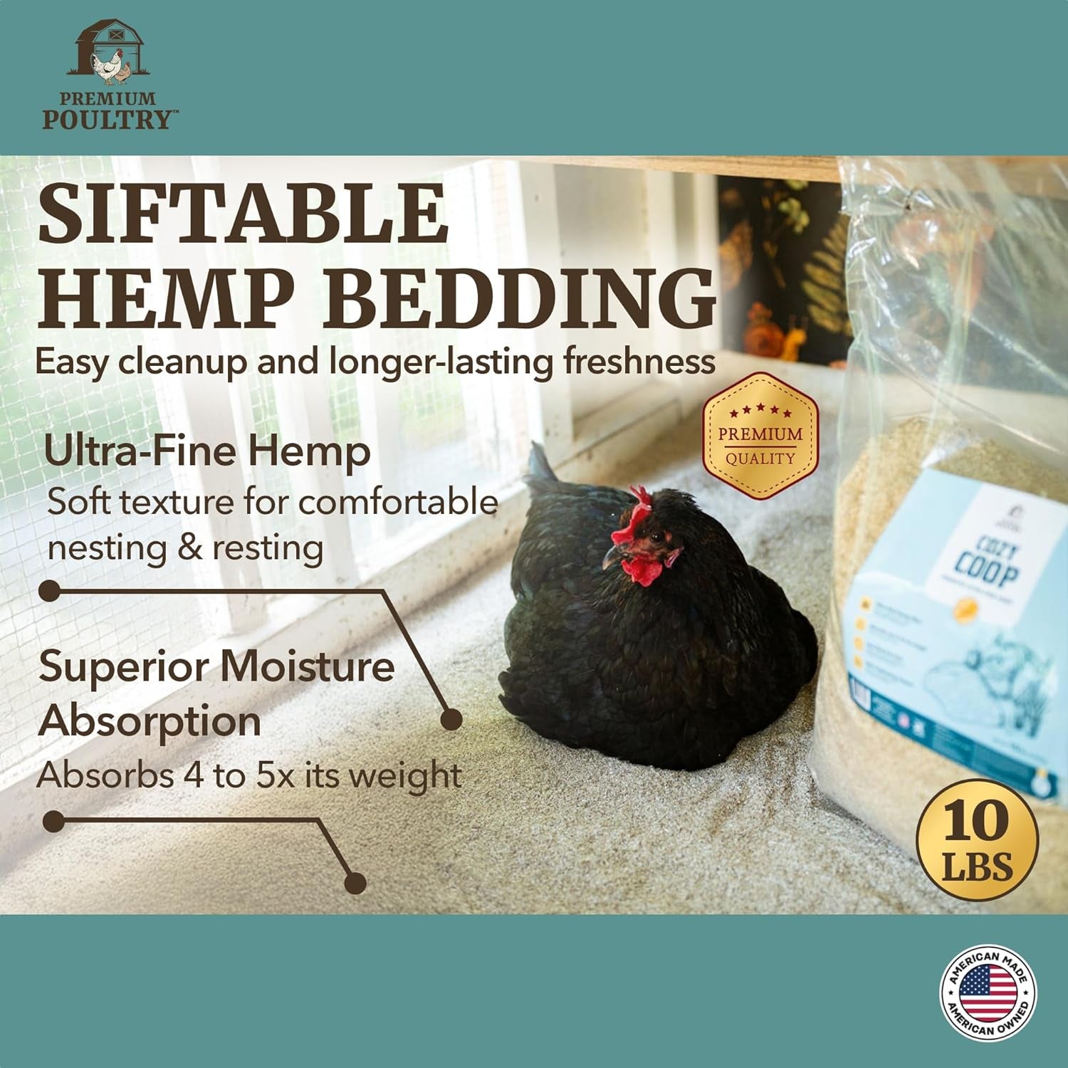 cozy-coop-siftable-no-dust-hemp-bedding-10lb-made-in-usa-super-fine-low-dust-highly-absorbent-reduces-coop-odor-ideal-for-deep-litter-nesting-boxes-brooders