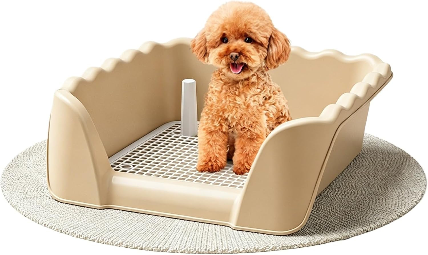 indoor-outdoor-dog-potty-training-tray-reusable-puppy-litter-box-for-small-medium-puppies-pet-potty-pad-holder-toilet-for-puppy-training-14-57lx4-53hx13-78w-pink