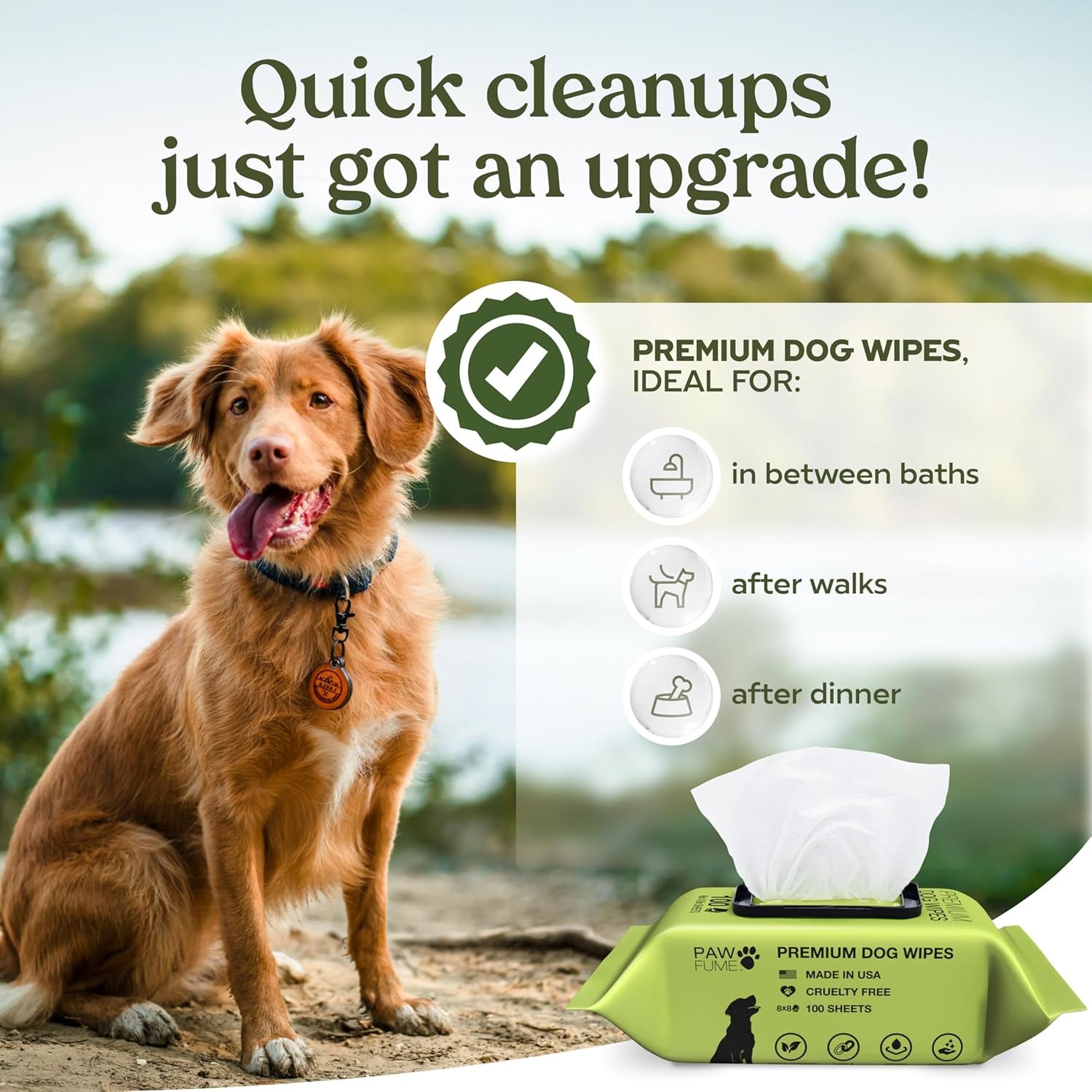 pawfume-dog-wipes-100-count-pet-wipes-hypoallergenic-gentle-dog-wipes-for-eyes-face-butt-and-paws-cleaning-deodorizing-grooming-tear-stain-wipes-for-puppy-adult-dogs-cats