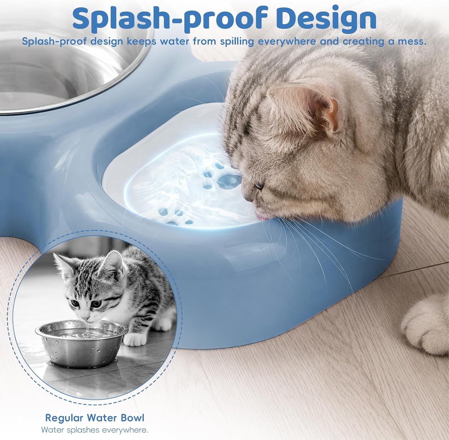 2-in-1-dog-cat-food-and-water-bowl-set-with-auto-water-dispenser-blue-anti-slip-splash-design-easy-to-clean-stainless-steel-bowl-and-safe-pp-material-suitable-for-puppies-and-cats