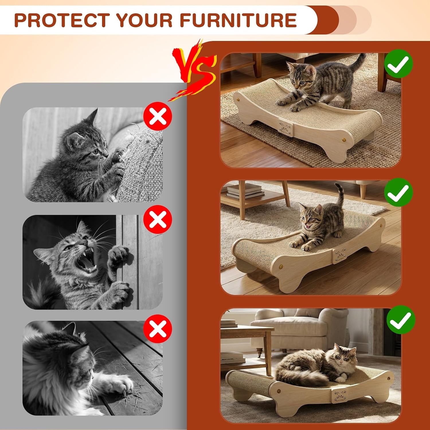 nocoex-sisal-cat-scratcher-bed-wood-scratch-board-hammock-for-indoor-cats-natural-solid-wood-curved-frame-lounger-sleep-scratching-pad-post-large-cats-45-lbs-easy-assembly-modern-furniture-protector