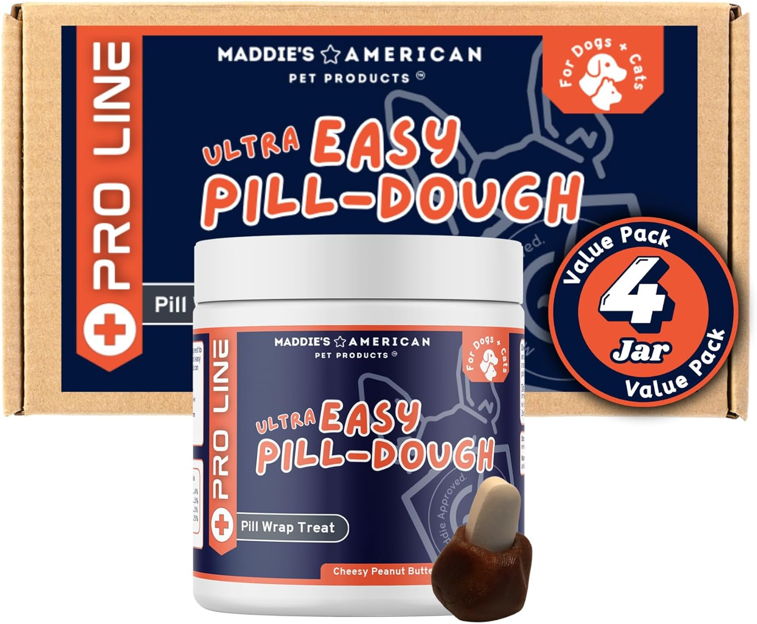 ultra-easy-pill-dough-treat-paste-wrap-for-dogs-cats-forms-a-custom-pocket-to-hide-pet-medications-pro-line