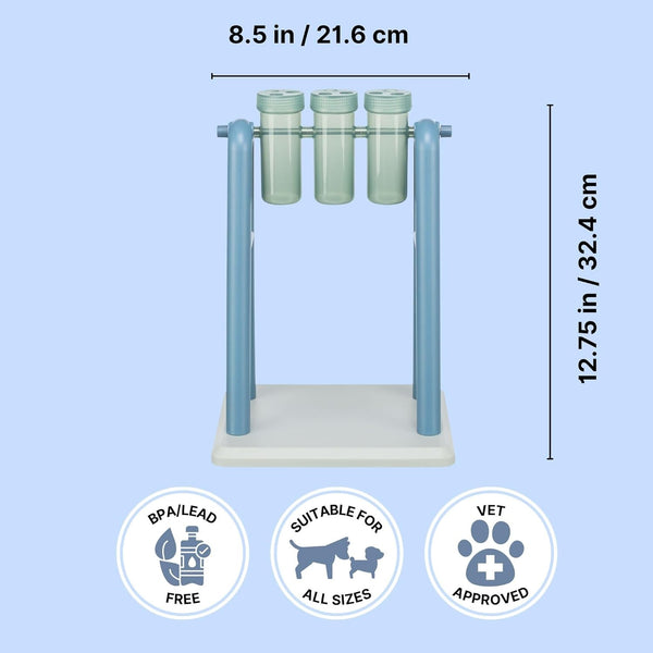 TRIXIE Turn around - Mad Scientist Dog Activity Interactive Toy, Level 2 Food Puzzle Game, Brain Teasing Treat Dispenser, IQ and Mental Development Toy for Smart Dogs, Enrichment Toy for Boredom Busting7