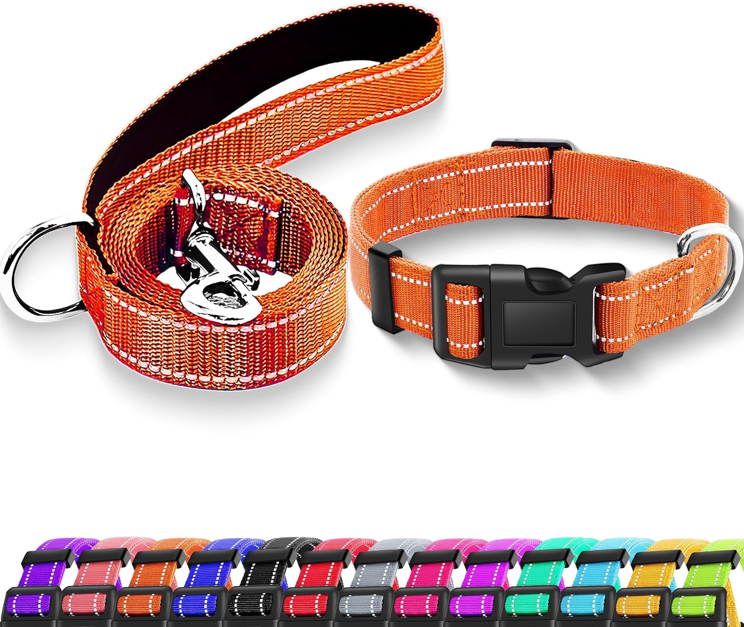 reflective-dog-collar-with-safety-locking-buckle-adjustable-soft-breathable-nylon-collars-for-small-medium-and-large-dogscollar-leash-xs-width-5-8-turquoise-adjustable-soft-breathable-nylon-collars-for-small-medium-and-large-dogs-xs-width-5-8-turquoise