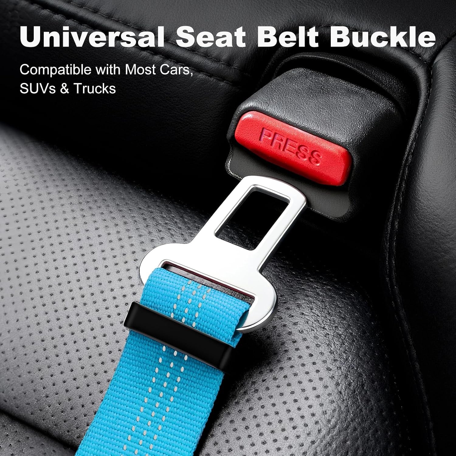 dog-seat-belt-for-car-car-harness-with-locking-aluminum-hook-adjustable-reflective-nylon-seatbelt-with-elastic-bungee-travel-safety-restraint-for-small-medium-large-dogs-light-blue