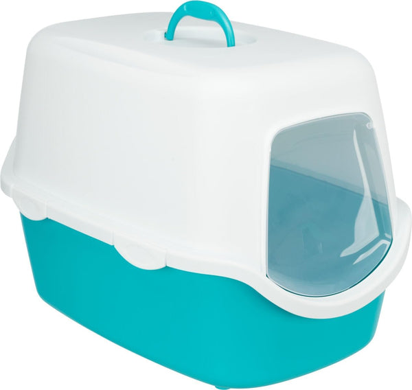 Trixie Vico Litter Tray for Cats Turquoise/White1