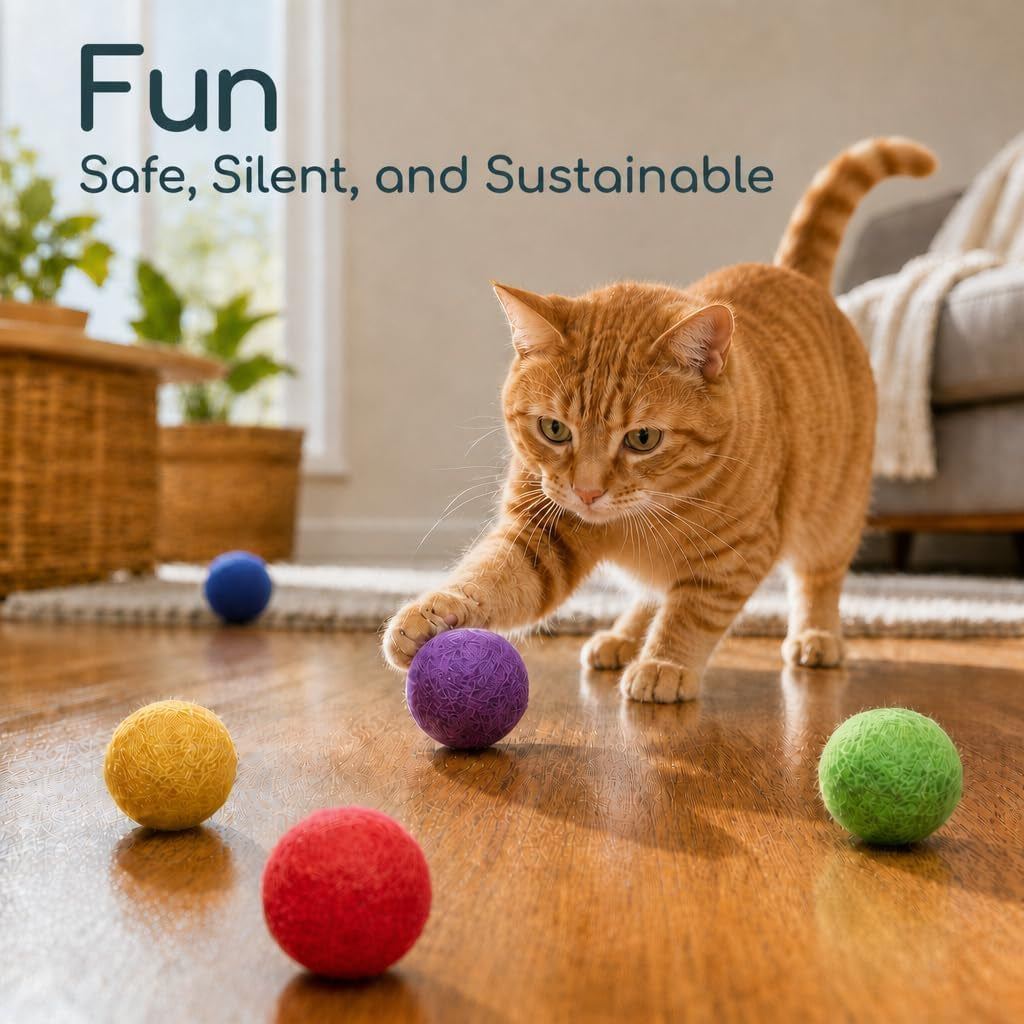 wool-cat-balls-safe-silent-felt-ball-toys-fun-colorful-soft-quiet-wool-kitty-toys-unique-for-cat-lovers-6-pcs-hand-made-in-nepal