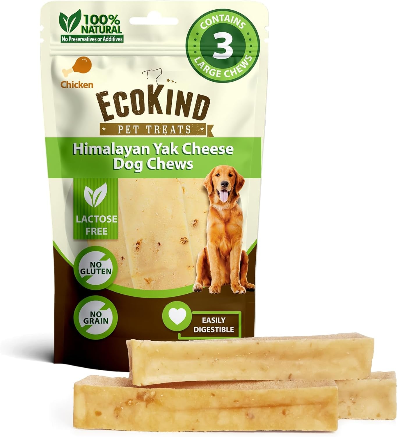 ecokind-yak-cheese-himalayan-dog-chews-yak-chews-for-large-dogs-4-5-bones-1-lb-long-lasting-for-aggressive-chewers-only-3-ingredient-natural-high-protein-dental-dog-treats-no-additives-or-lactose