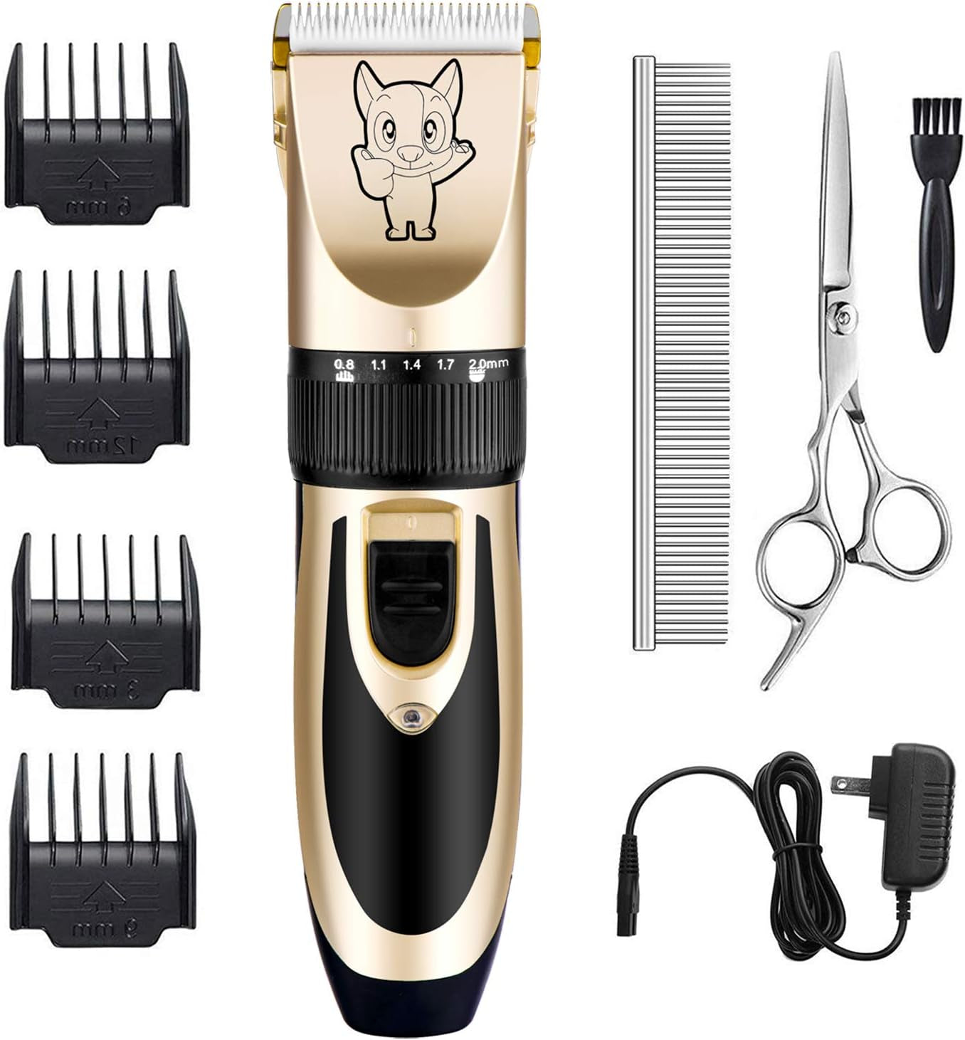 highdas-dog-clippers-for-grooming-low-noise-cordless-electric-dog-grooming-kit-clippers-rechargeable-quiet-dog-shaver-pet-hair-trimmer-kit-for-dogs-cats-gold