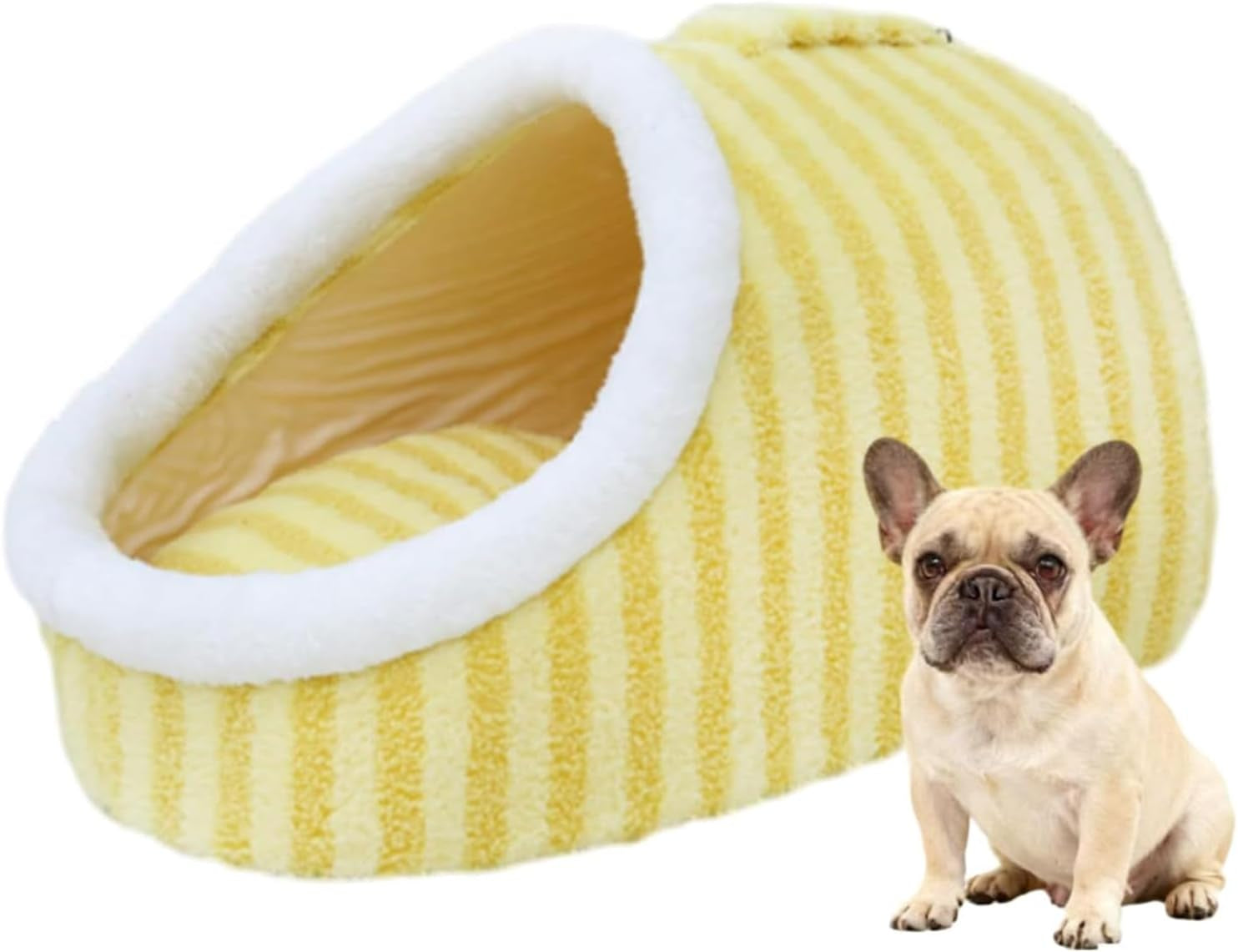 warm-nest-dog-bed-soft-cozy-pet-cave-with-removable-cushion-non-slip-washable-soft-slipper-cave-for-small-and-medium-pets-blue-large