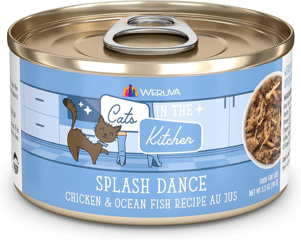 Weruva Cats in the Kitchen, Kitchen Cuties Variety Pack, Wet Cat Food, 3.2Oz Can (Pack of 12)14